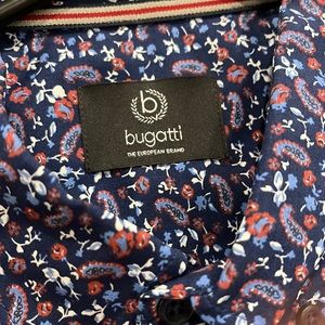Large Bugatti long sleeved button-up shirt